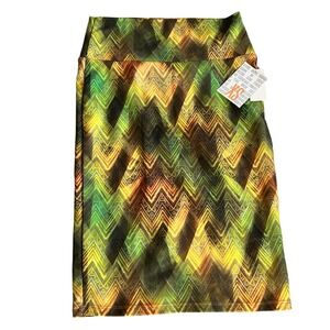 LuLaRoe Pencil Skirt XS Chevron Print Colorful‎ Geometric